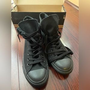 CONVERSE all star black high tops chuck taylor